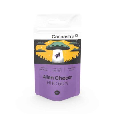 Entdecken Sie die Cannastra HHC Blüten Alien Cheese 50% mit intensivem Käse-Aroma. Jetzt online bestellen bei Glock Deutschland – schnell und diskret!