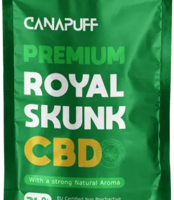 CanaPuff CBD Hemp Flower Royal Skunk, CBD 24 %, 1 g - 10 g