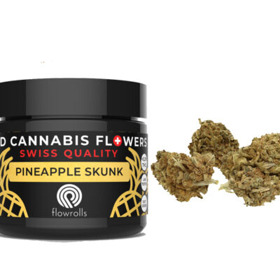 Flowrolls CBD Flower Pineapple Skunk outdoor, 1 g - 100 g