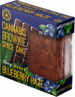 Cannabis Blueberry Haze Brownie Deluxe Packing (Strong Sativa Flavour) - Carton (24 packs)