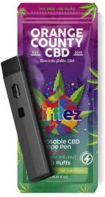 Orange County CBD Vape pen Zittlez, 600 mg CBD, 1 ml
