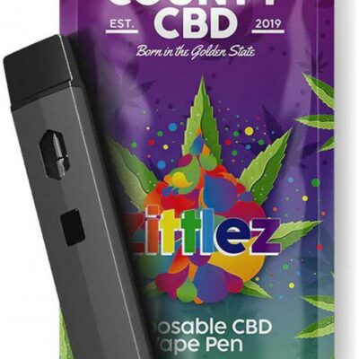 Orange County CBD Vape pen Zittlez, 600 mg CBD, 1 ml