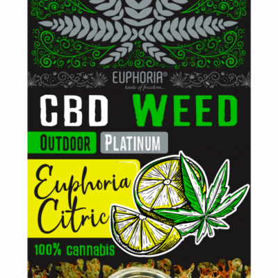 Euphoria CBD Weed Platinum Euphoria Citric 0,7 g