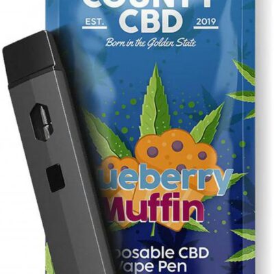 Orange County CBD Vape Pen Blueberry Muffin, 600 mg CBD, 1 ml