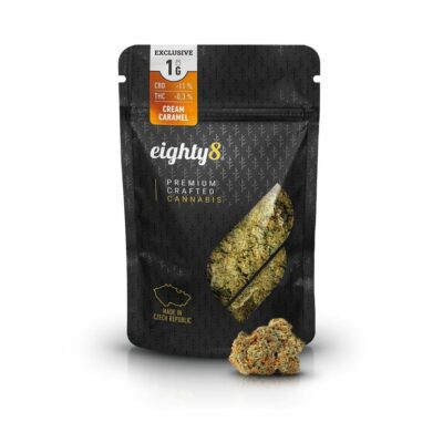 Eighty8 CBD hemp flower Cream Caramel - 1 to 25 grams