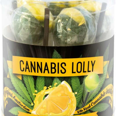 Cannabis Lemon Haze Lollies – Gift Box (10 Lollies), 24 boxes in carton