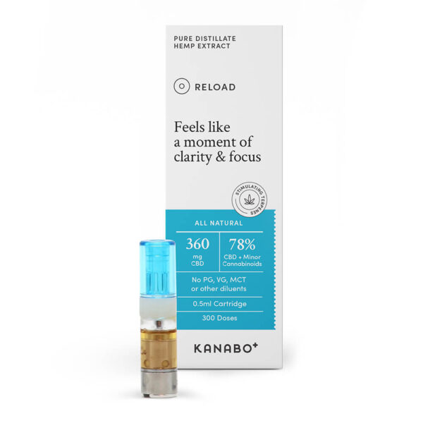 Kanabo Reload 78% CBD + Minor Cannabinoids - CCELL Cartridge, 0,5 ml