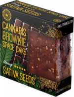 Cannabis Brownie with Sativa Seeds Deluxe Packing (Strong Flavour) - Carton (24 packs)