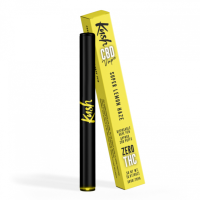 Kush CBD Vape Pen - SUPER LEMON HAZE, 200 mg CBD