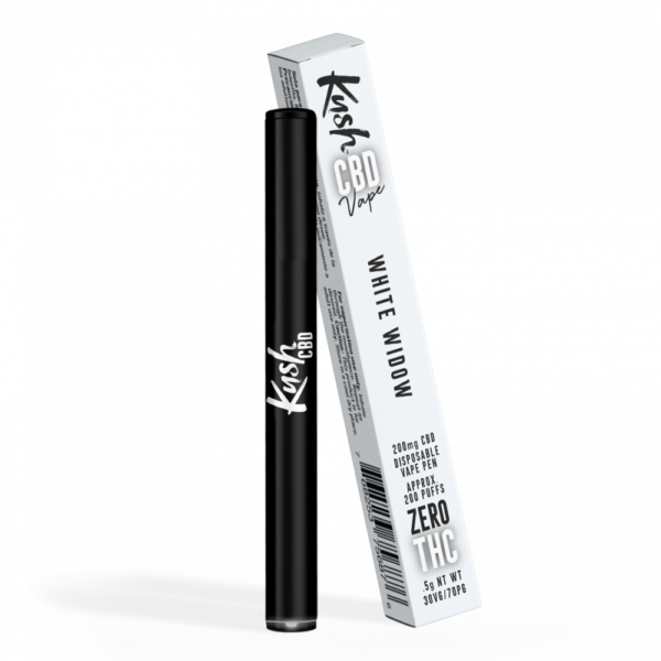 Kush CBD Vape Pen - WHITE WIDOW, 200 mg CBD