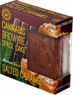 Cannabis Salted Caramel Brownie Deluxe Packing (Medium Sativa Flavour) - Carton (24 packs)