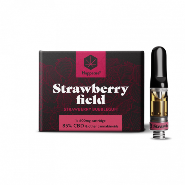 Happease CBD cartridge Strawberry Field 600 mg, 85 % CBD