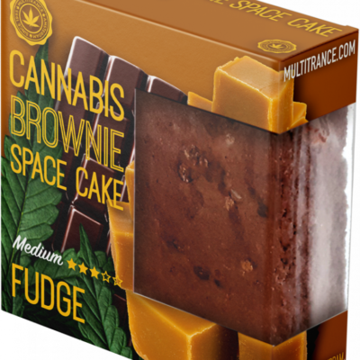 Cannabis Fudge Brownie Deluxe Packing (Medium Sativa Flavour) - Carton (24 packs)