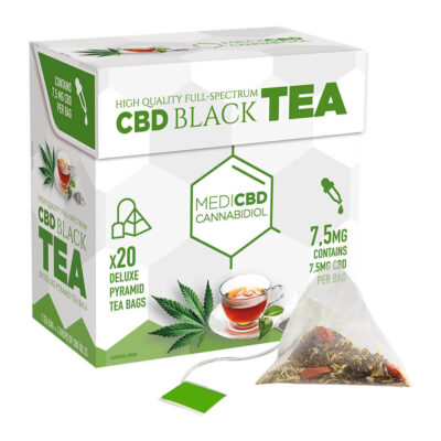 MediCBD Black tea - pyramid bags with CBD, 30g