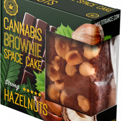 Cannabis Hazelnut Brownie Deluxe Packing (Strong Sativa Flavour) - Carton (24 packs)