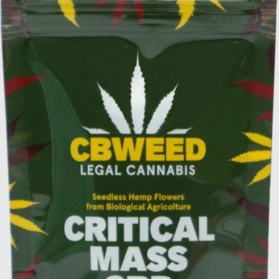 CBWeed Critical Mass CBD flower, 2-5 grams