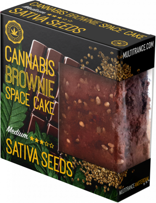 Cannabis Sativa Seeds Brownie Deluxe Packing (Medium Sativa Flavour) - Carton (24 packs)