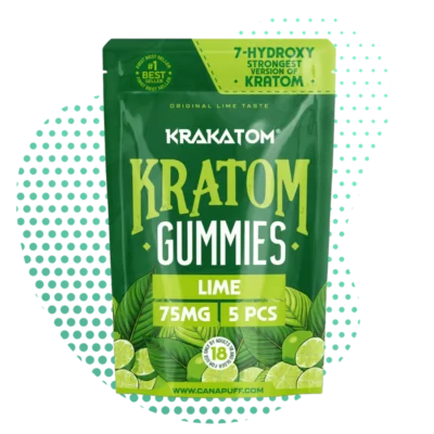 Canapuff - 7 - Hydroxy Kratom Gummies - Lime