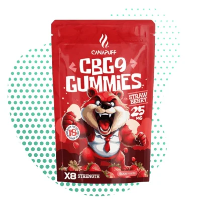 Canapuff - CBG9 Gummies - Strawberry