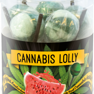 Cannabis Watermelon Kush Lollies – Gift Box (10 Lollies), 24 boxes in carton