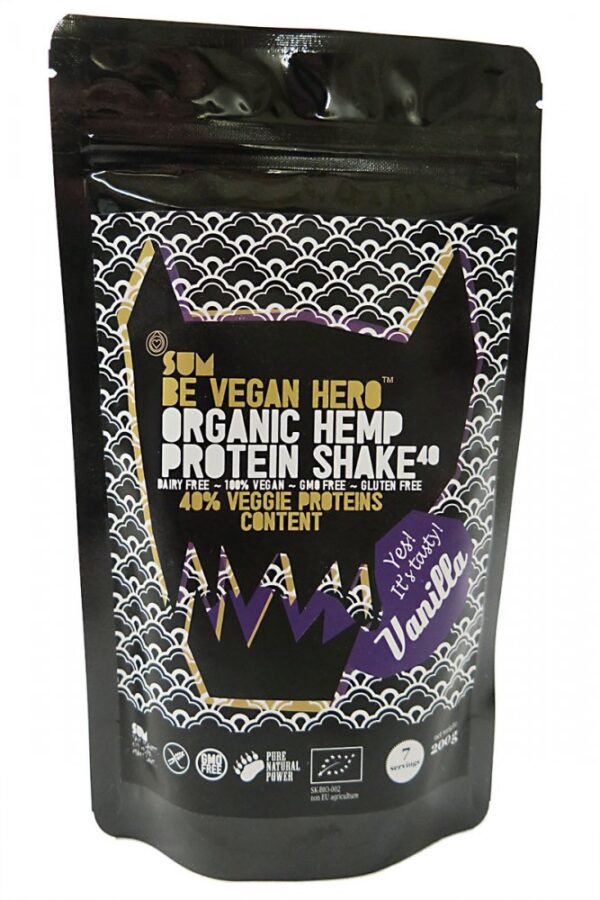 SUM Hemp protein shake Be Vegan Hero Vanilla 2500g