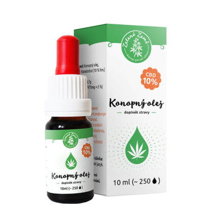 Zelena Zeme CBD Hemp Oil 10 %, 10 ml, 1000 mg