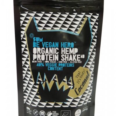 SUM Hemp protein shake Be Vegan Hero Coconut 2500g