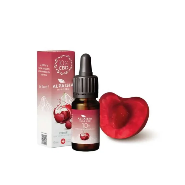 CBD oil 10% broad spectrum cherry | ALPAISIA