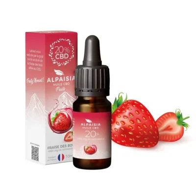 CBD oil 20% broad spectrum strawberry | ALPAISIA