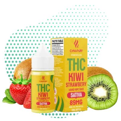 THC Liquid 89mg - Kiwi Strawberry - 30ml