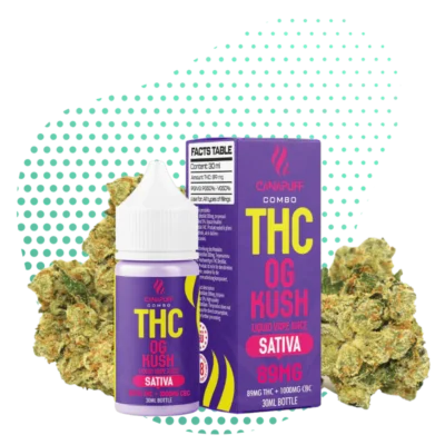 THC Liquid 89mg THC/1000mg CBC - OG Kush - 30ml