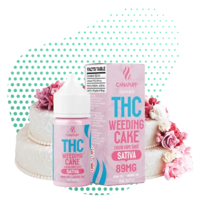 THC Liquid 89mg THC/1000mg CBC - Weeding Cake - 30ml