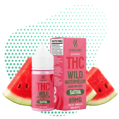 THC Liquid 89mg THC/2000mg CBD - Wild Watermelon - 30ml